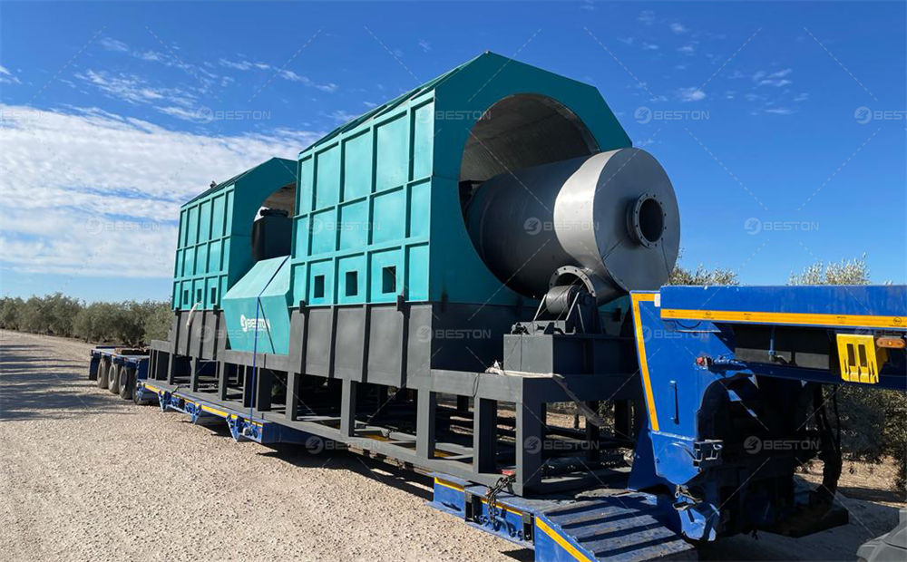 BST-50西班牙橄榄木炭化設備