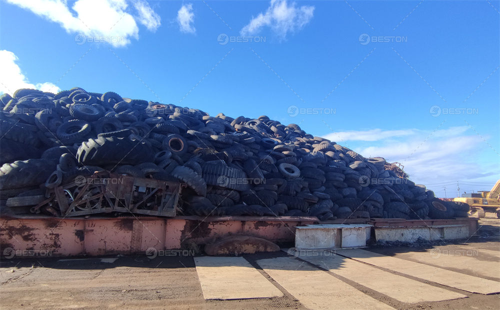 日本BLJ-3廢輪胎煉油設備運行