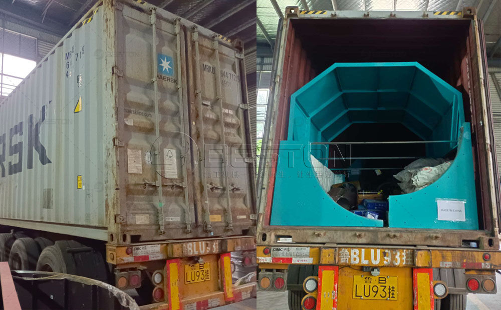 BST-30馬來西亞炭化設備發貨