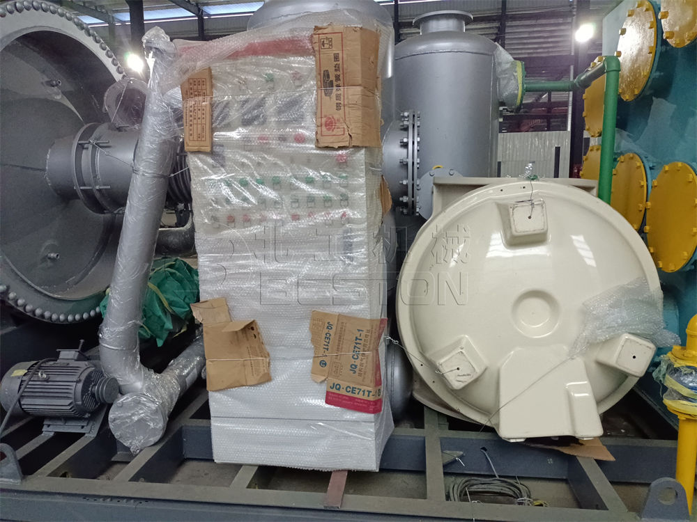 阿根廷BLJ-3撬裝式廢輪胎煉油設備發貨