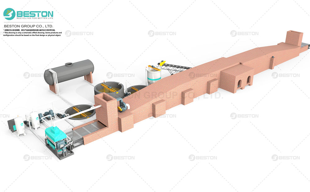 BTF5-8磚砌烘幹蛋托生産方案