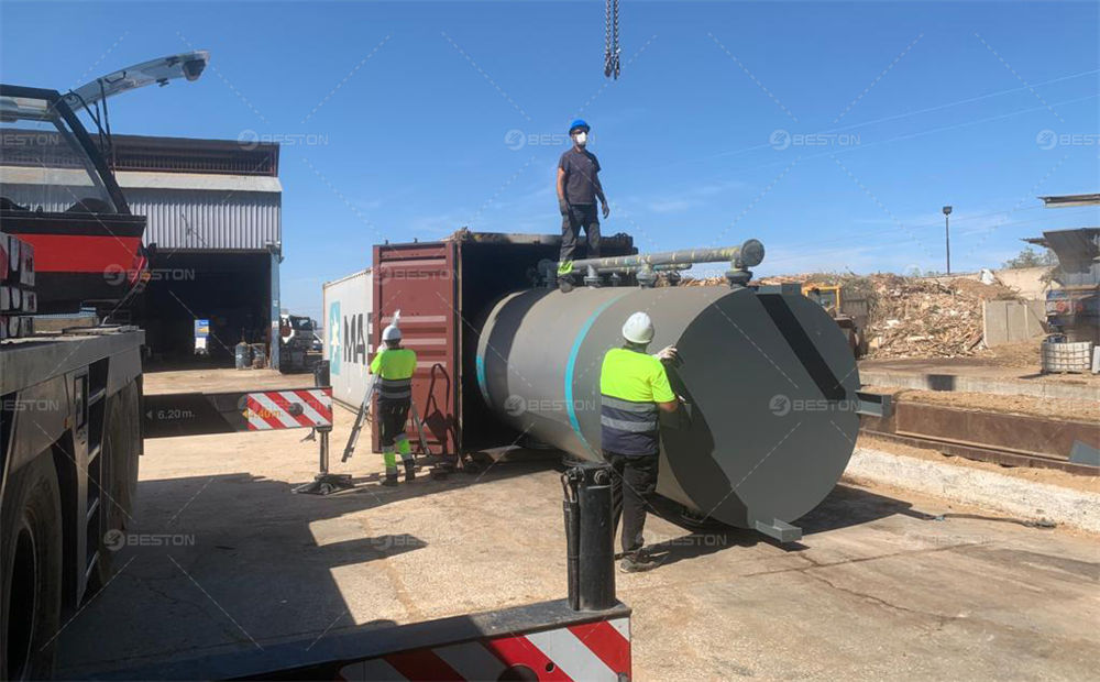 BST-50西班牙橄榄木炭化設備安裝