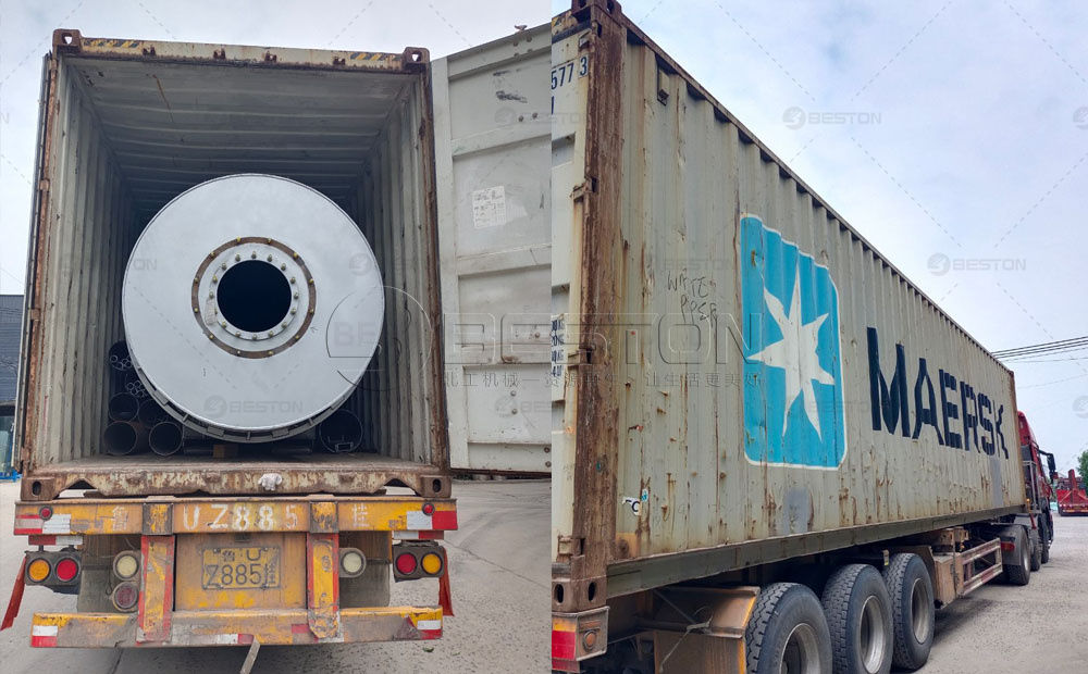 BST-30馬來西亞炭化設備發貨