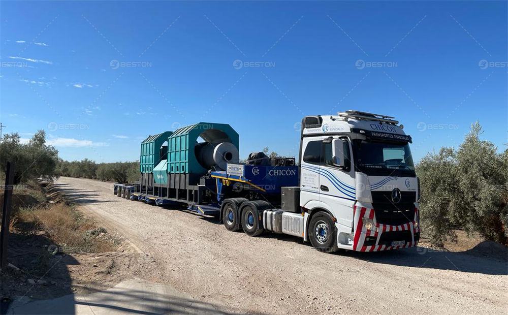 BST-50西班牙橄榄木炭化設備安裝