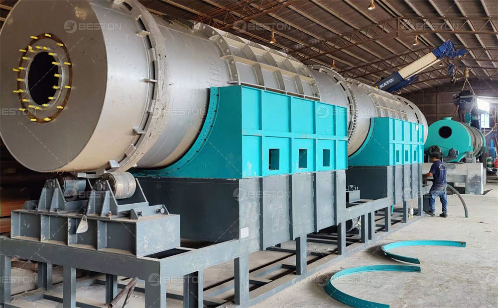 BST-30馬來西亞炭化設備安裝