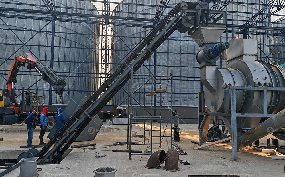 哥倫比亞稻殼炭化設備安裝